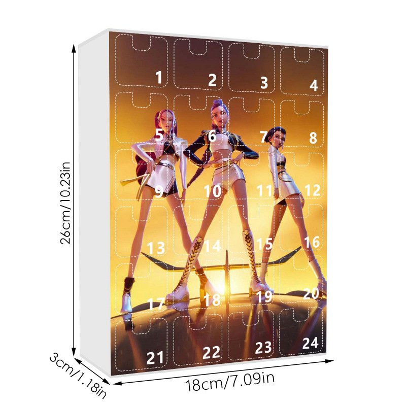 KPOP Demon Hunters Christmas Advent Calendar Blind Box